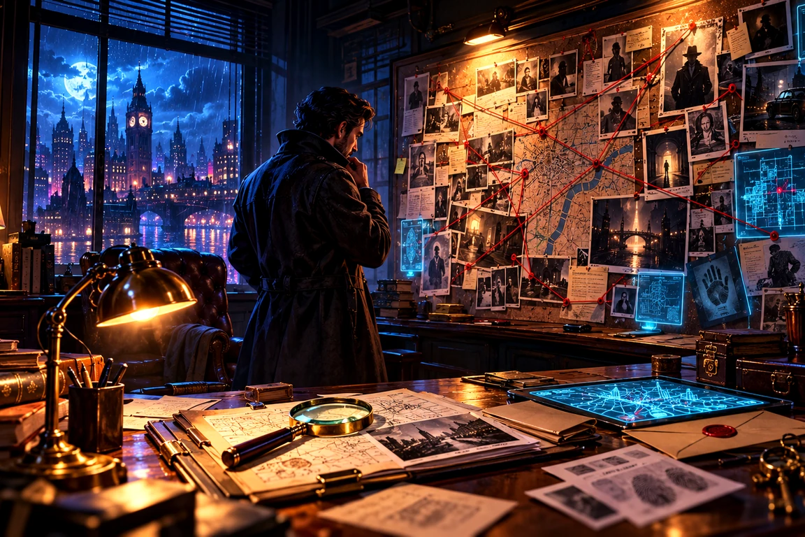 DetectiveX: The Case Files illustration